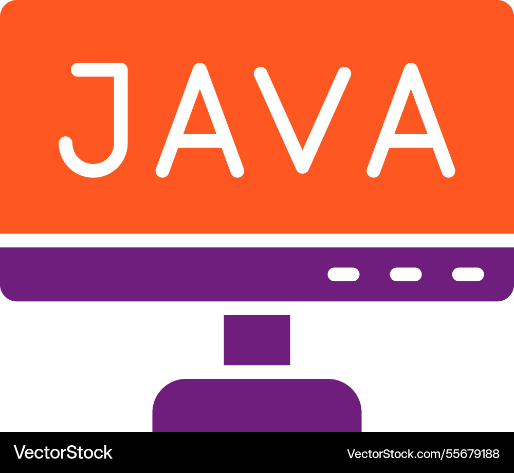Java icon design Vector Image