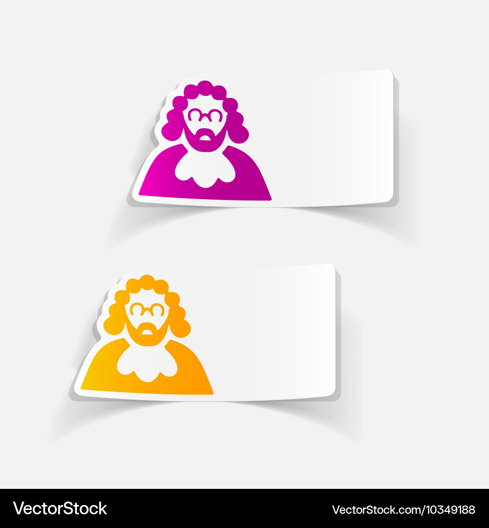 Realistic design element judge Vector Image