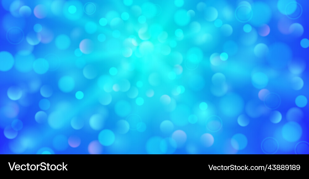 Abstract background with bokeh effect vector image