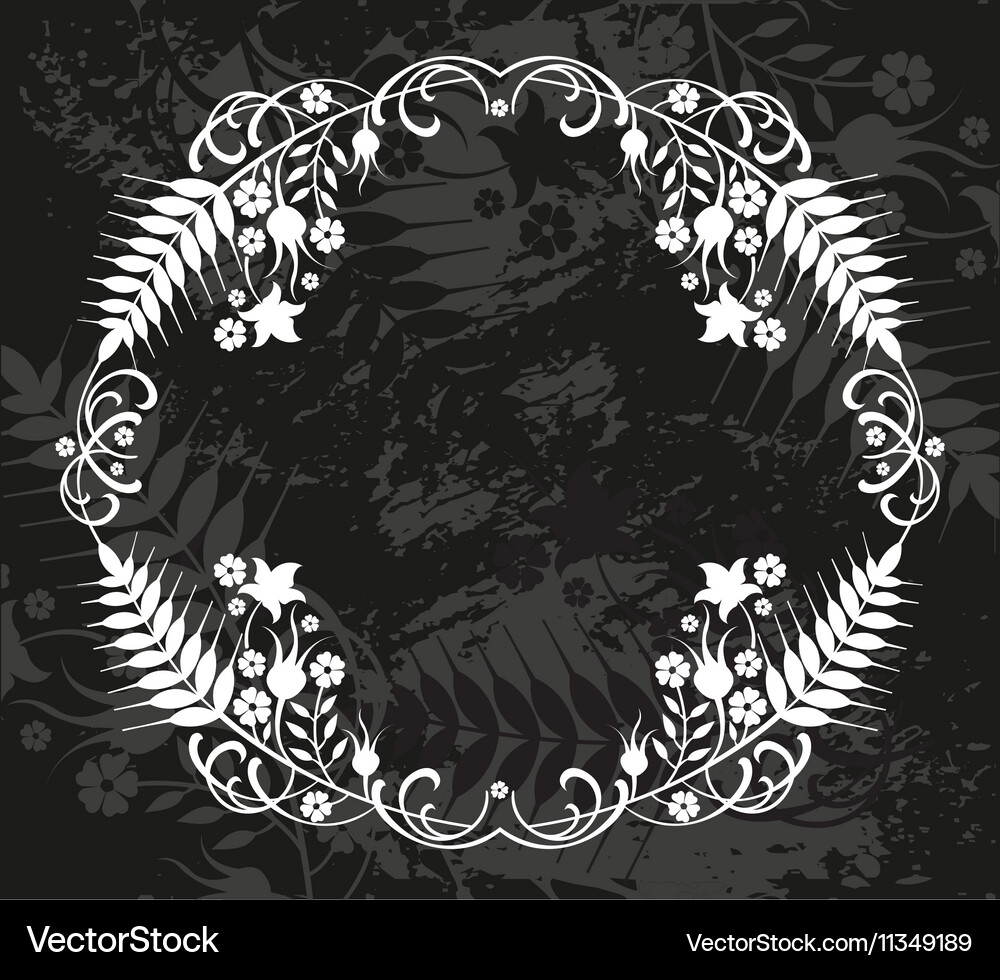Decorative frame with pattern Vector Image