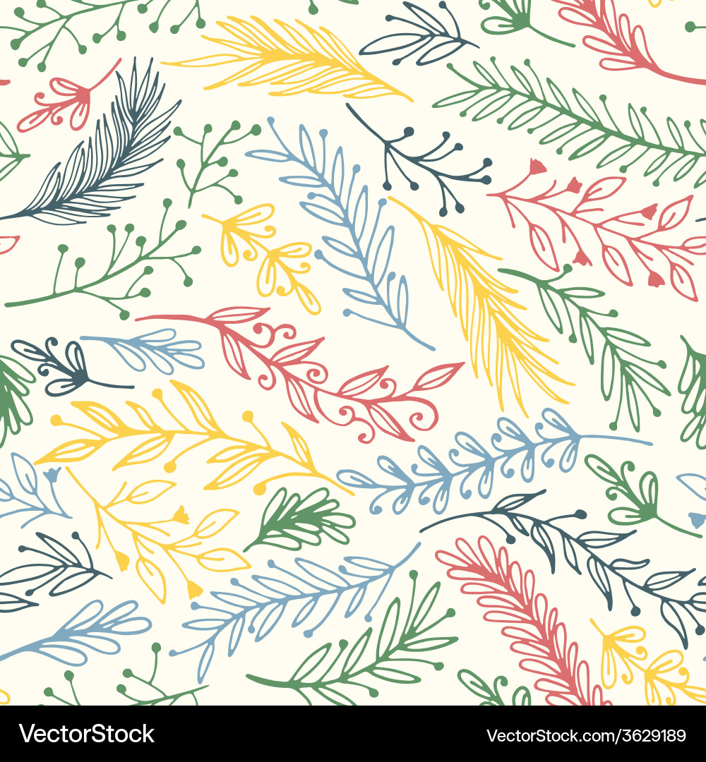 Elegant Branch Pattern vector image