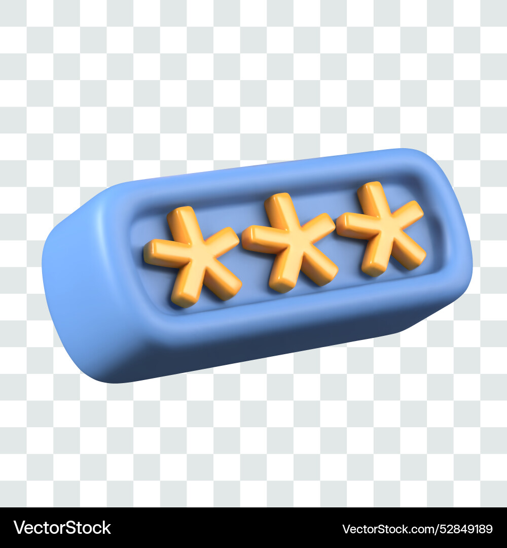 Form with encrypted password encoded symbols Form with encrypted password encoded symbols vector image