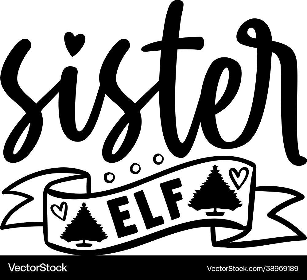 Sister elf Sister elf vector image
