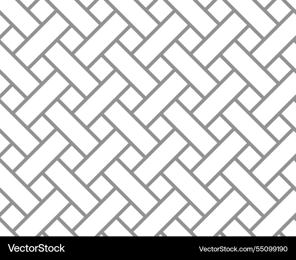 Rattan seamless pattern texture of the weave vector image