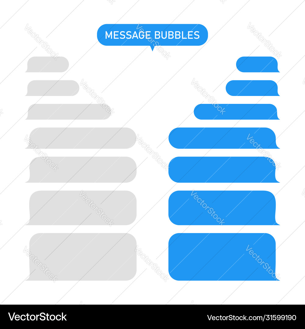 Text Message Bubble vector image