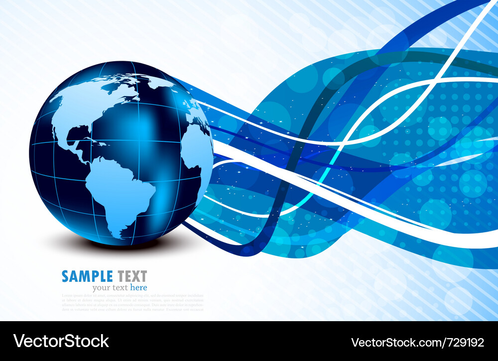 Modern Abstract Network Background Vector Image