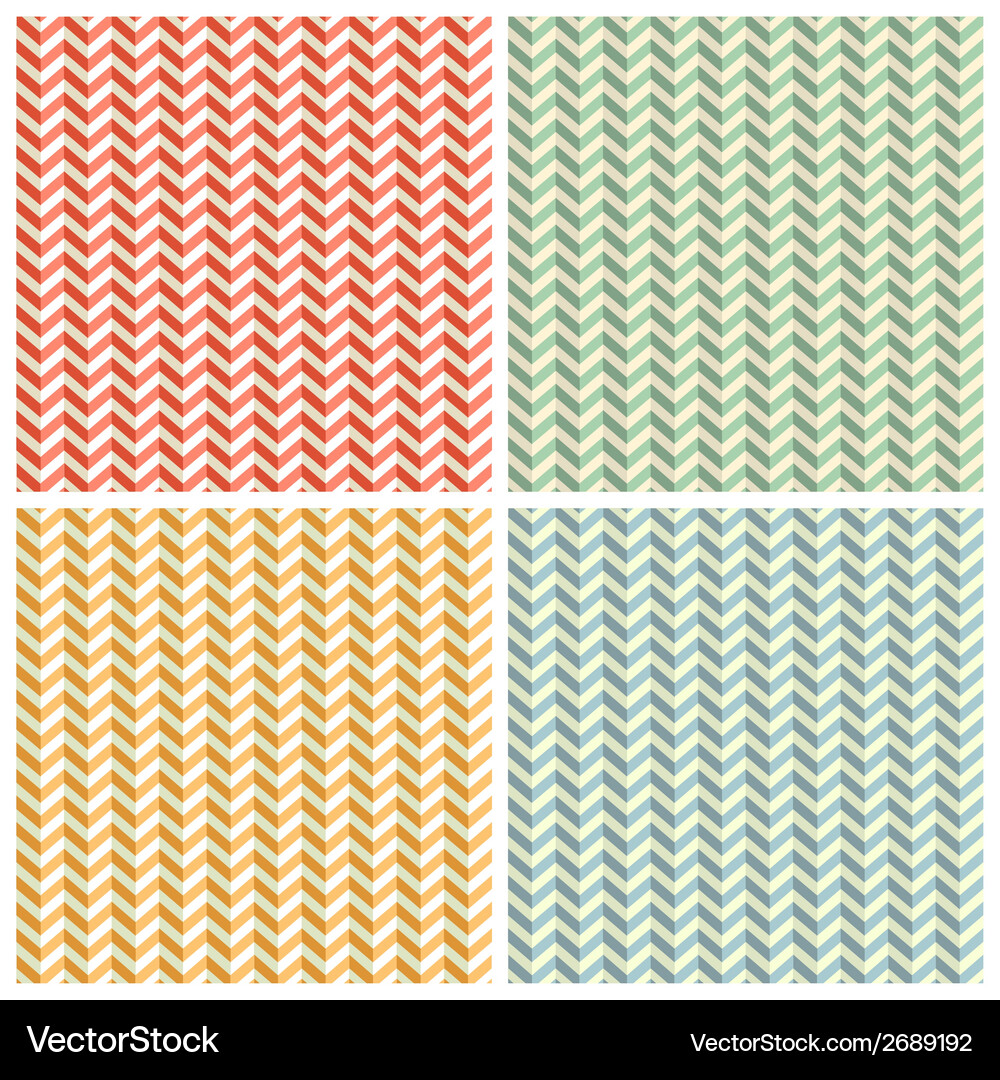 Retro Zigzag Paper Pattern Vector Image