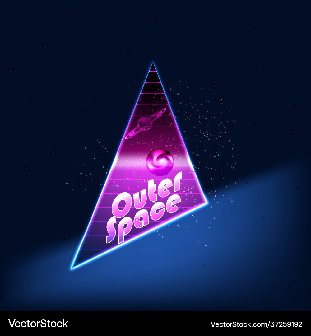 Space stars background Royalty Free Vector Image