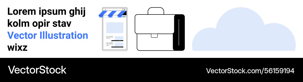 Digital content creation tools briefcase Digital content creation tools briefcase vector image