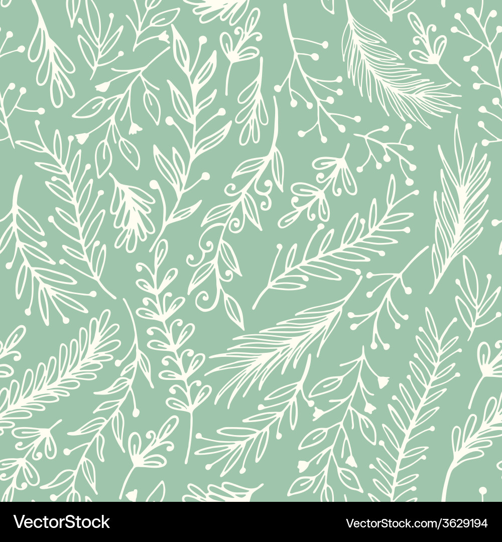 Elegant Branch Pattern vector image