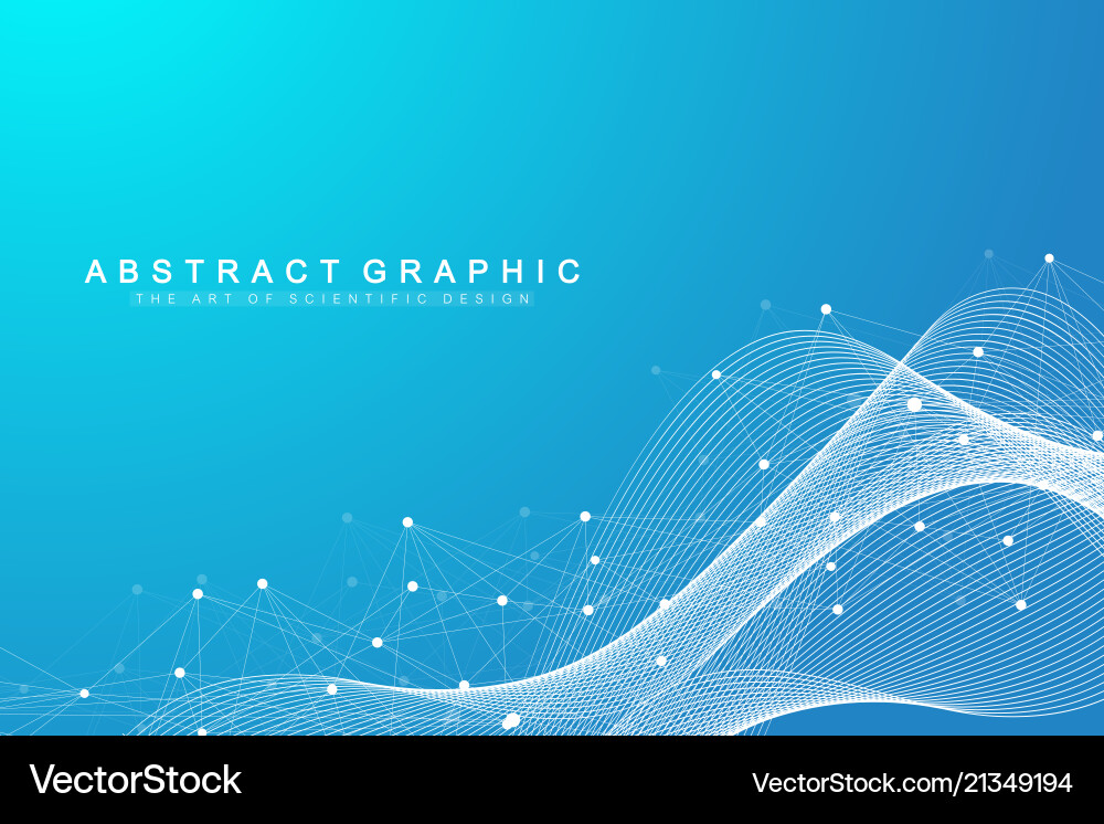 Geometric abstract background with connected lines Geometric abstract background with connected lines vector image