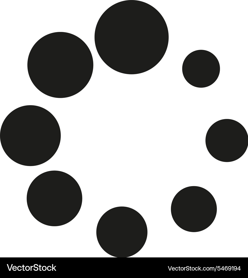 Loading Circle Progress Vector Image