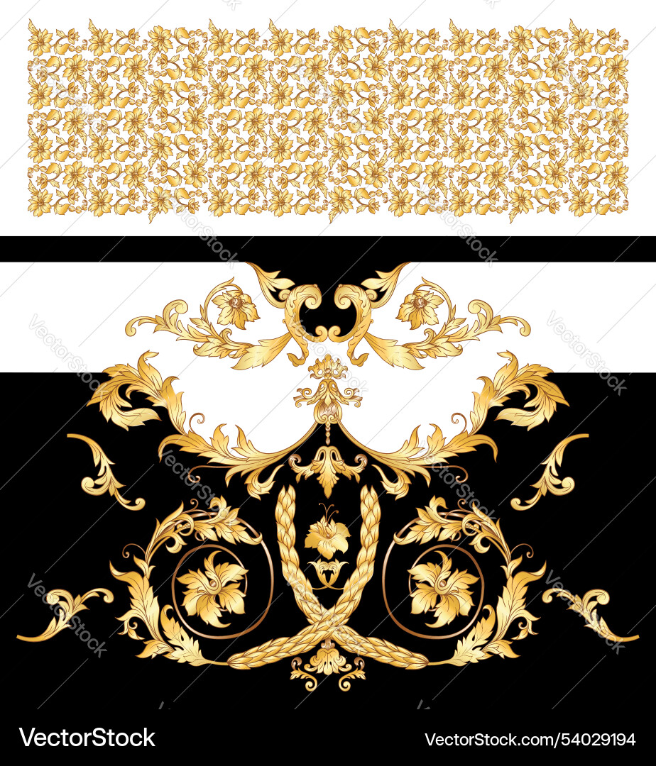 Paisley floral pattern Royalty Free Vector Image