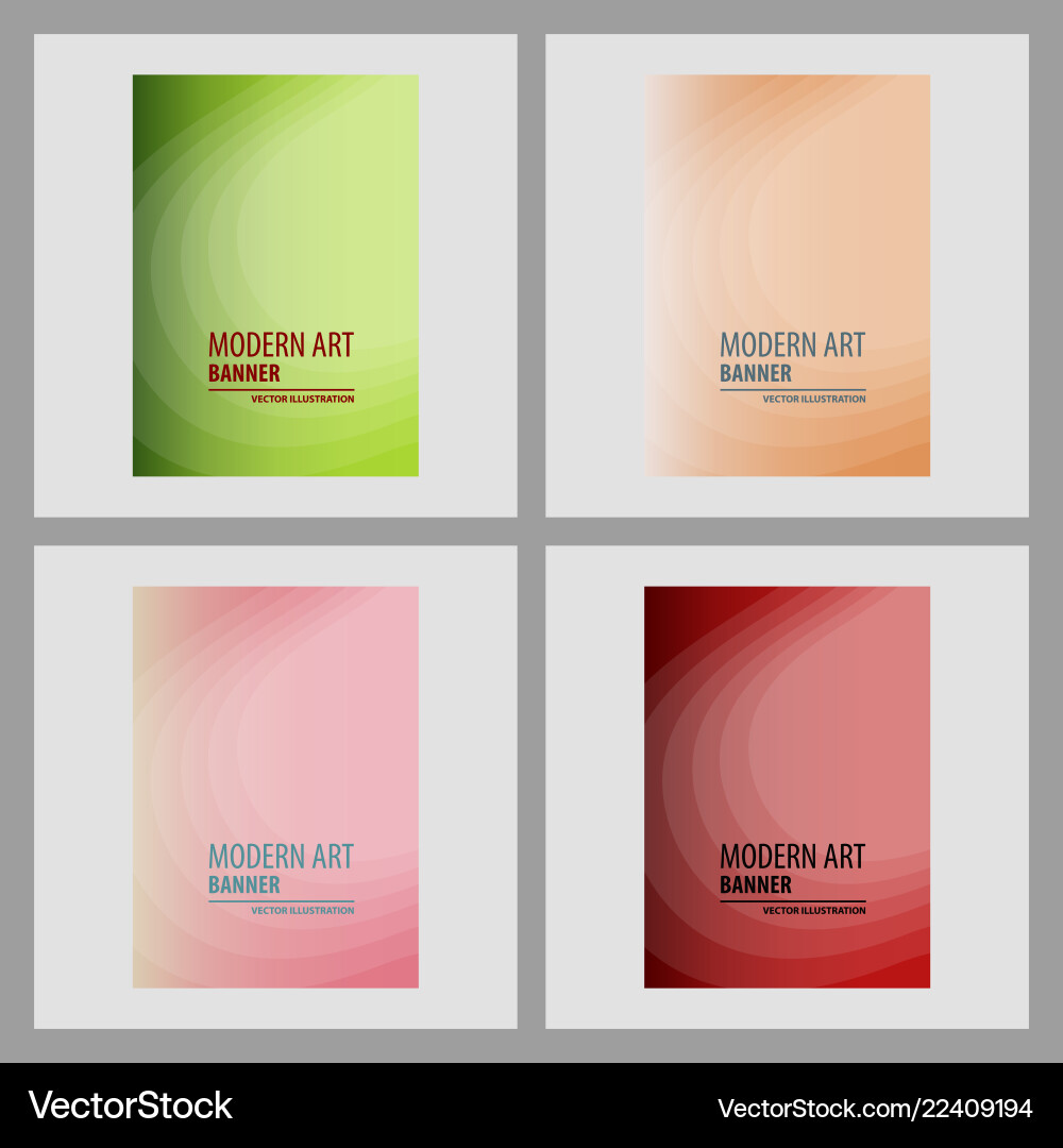 Set of website header or banner Set of website header or banner Vector Image
