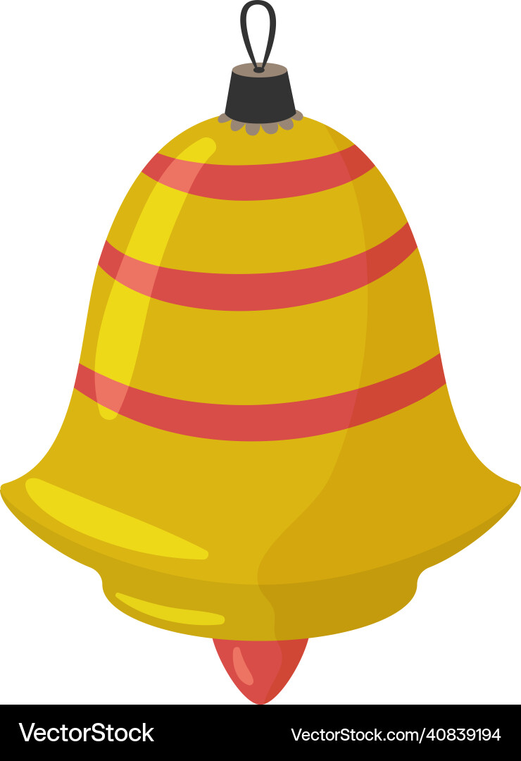 Weihnachtskugel Glocke Zusammensetzung Weihnachtskugel Glocke Zusammensetzung vektorbild