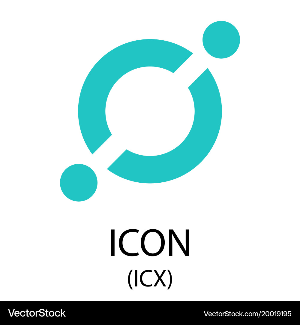 Icon cryptocurrency symbol – Royalty-Free Vector | VectorStock