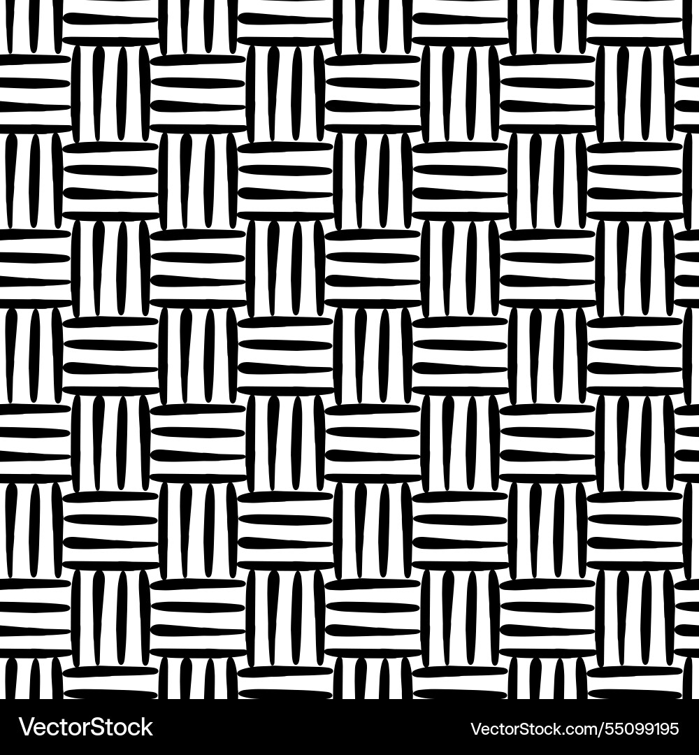 Rattan seamless pattern texture of the weave vector image