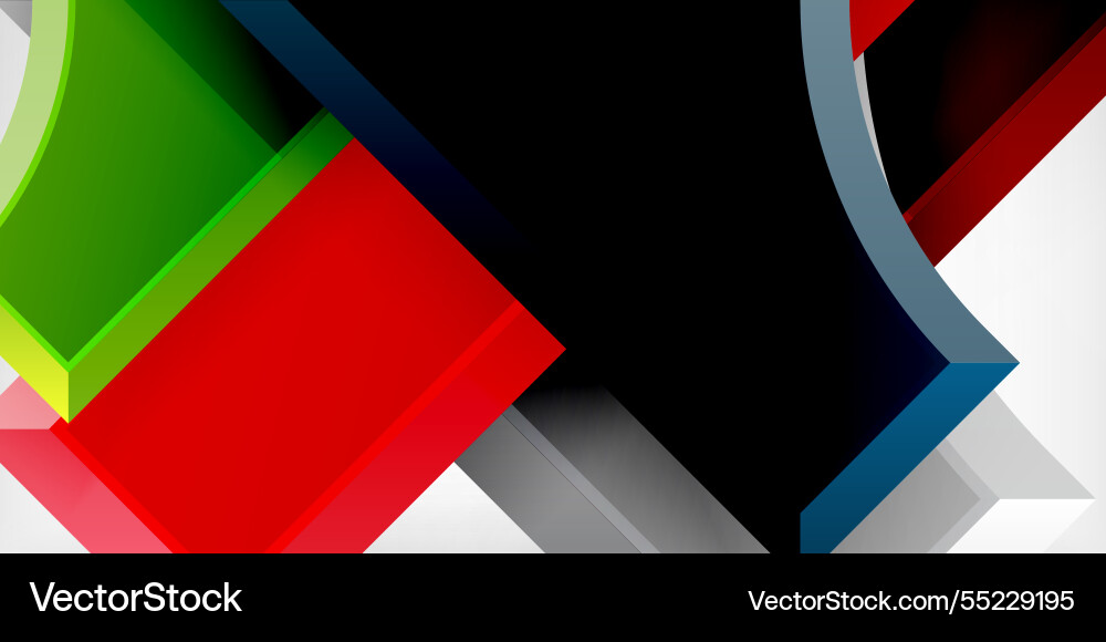 Square arrow shapes with round elements Square arrow shapes with round elements Vector Image