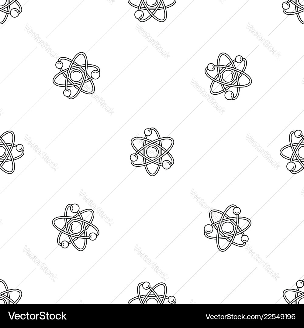 Atom pattern seamless Atom pattern seamless vector image