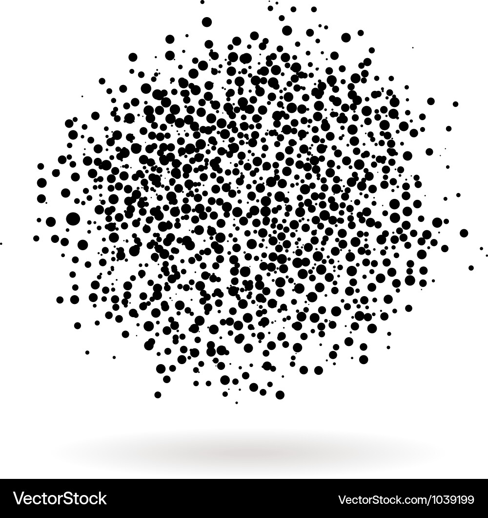 Abstract Dot Pattern vector image
