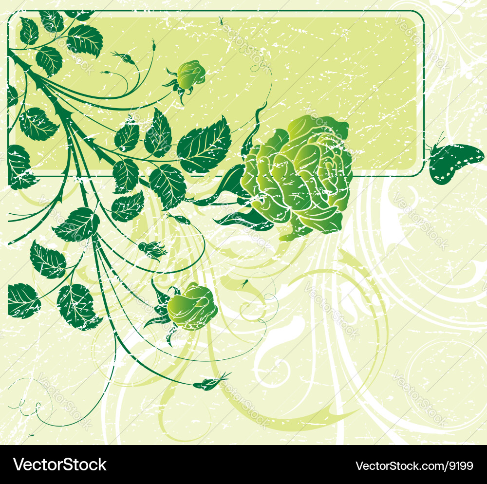 Background flower Royalty Free Vector Image - VectorStock