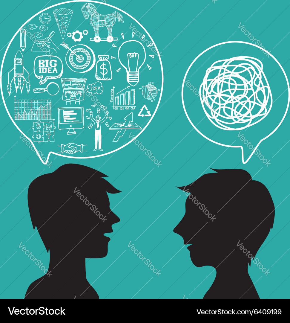 Cognitive Problem Solving vector image