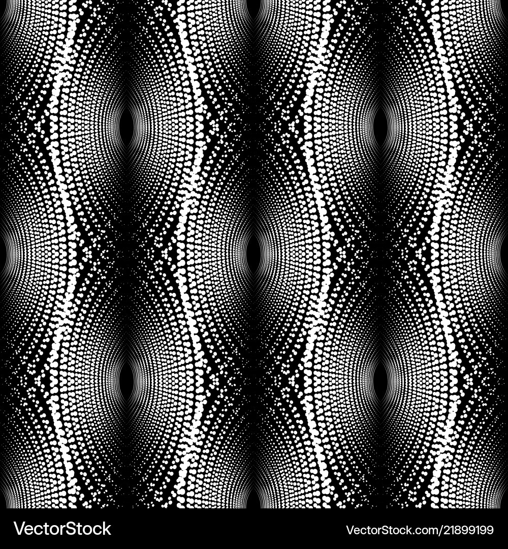 Dappled Pointed Geometric Pattern vector image