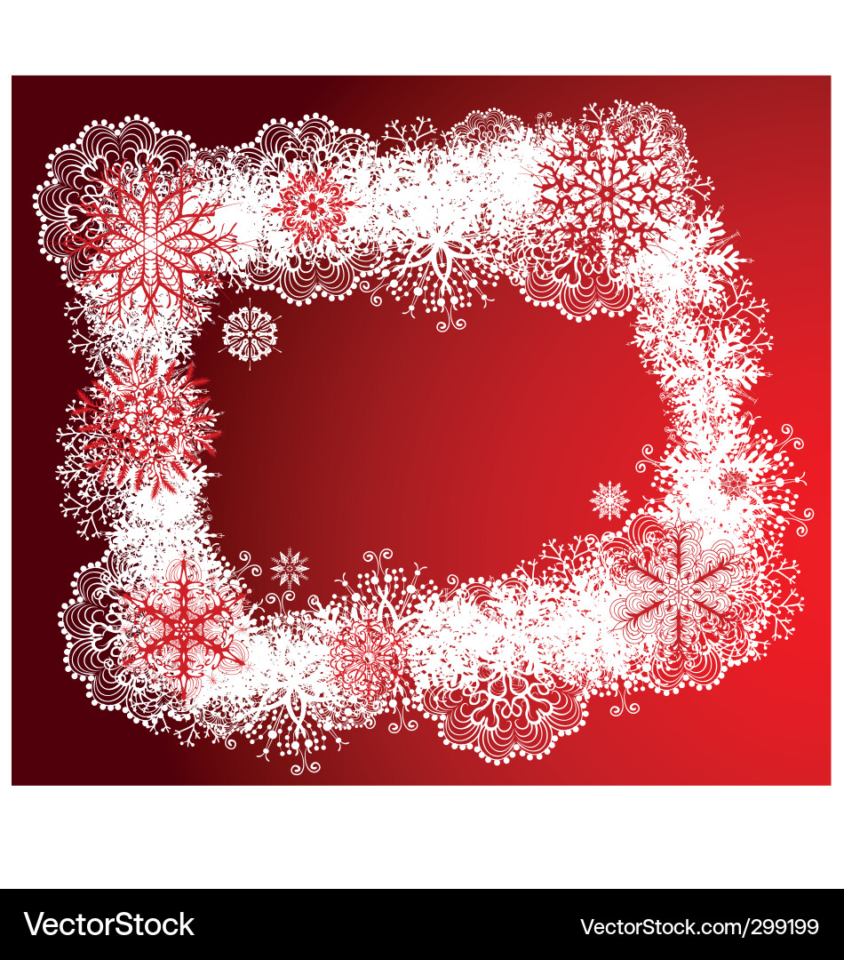 Weihnachten Designrahmen Vektorbild