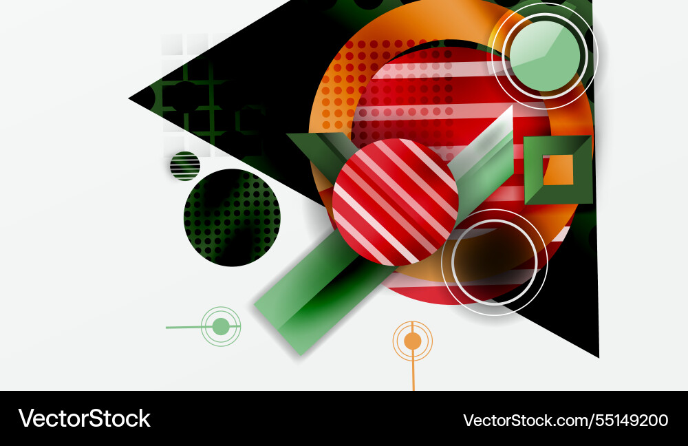 Dynamic complex geometric abstract background Dynamic complex geometric abstract background Vector Image