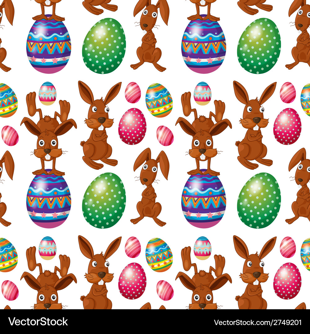 An easter seamless design Vector Image