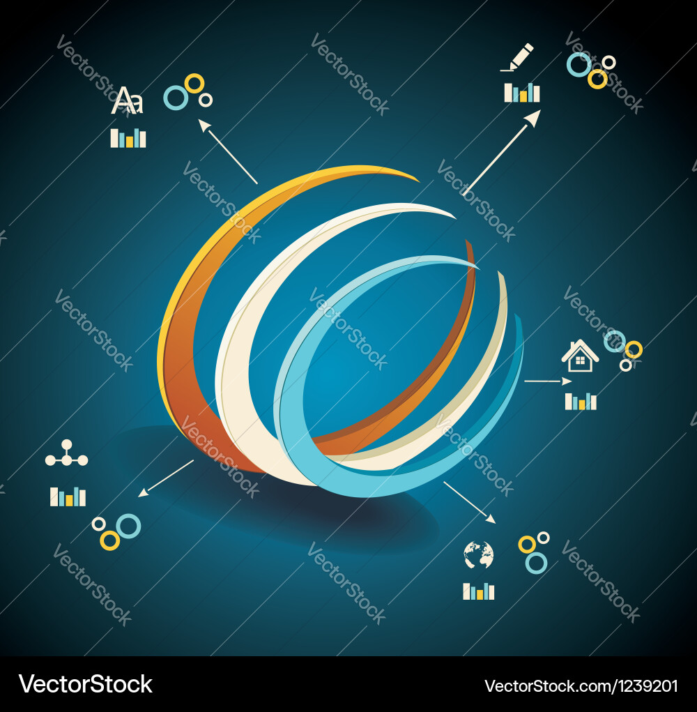 Digital Network Connection vector image