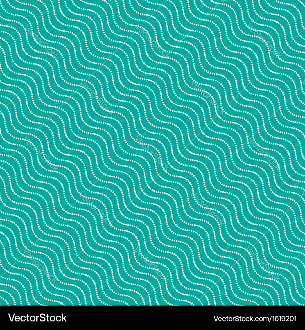 Geometric Dot Wave Pattern vector image