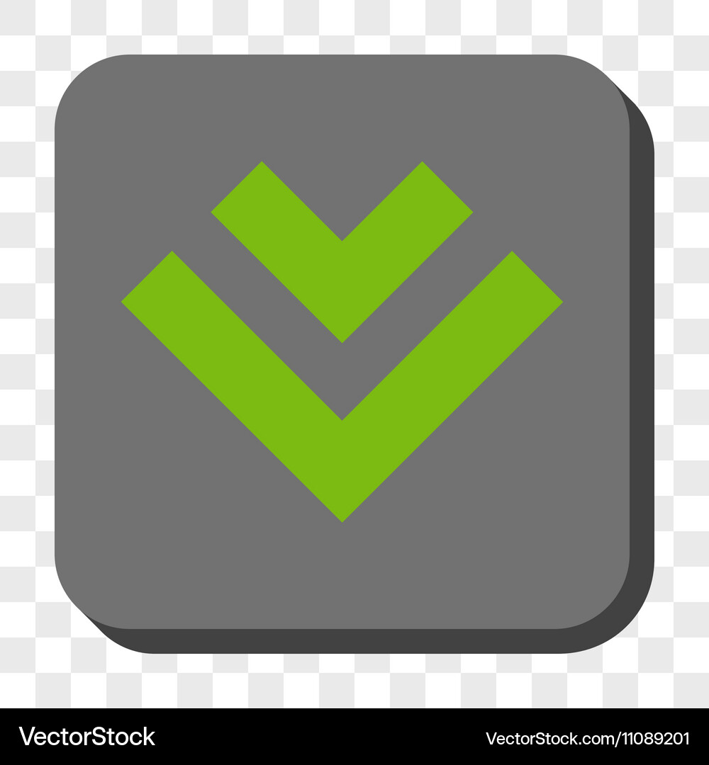 Shift down rounded square button Vector Image