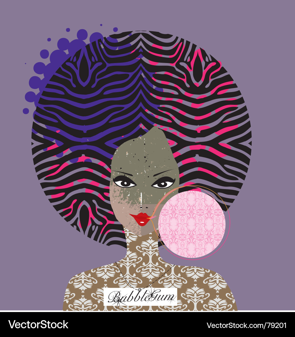 Vibrant Disco Collage Vector Image