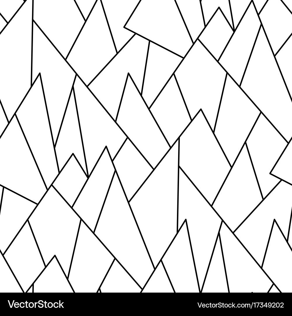 Black and White Diagonal Stripe Pattern Vector Image