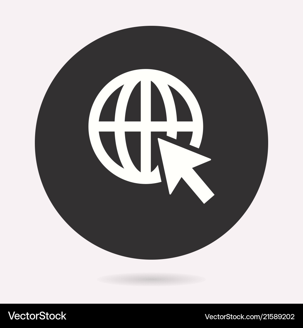 Browser Icon - Web Site vector image