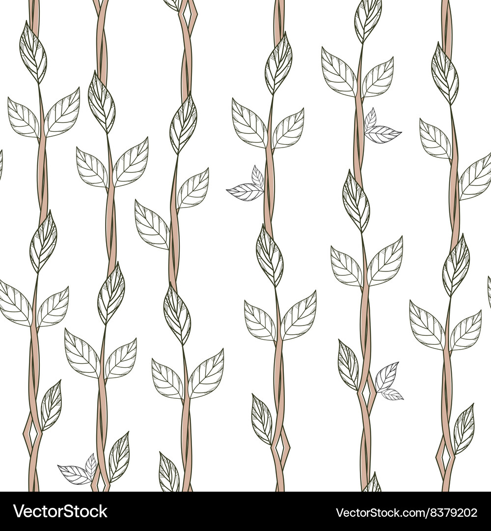 Hand-drawn seamless pattern design element surface Vector Image