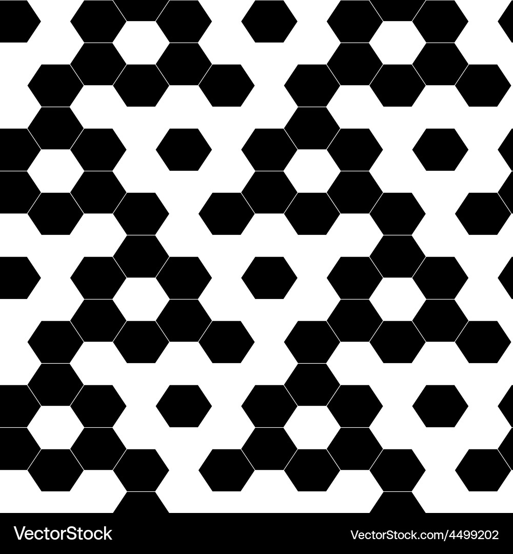 Hexagonal Checkered Pattern vector image
