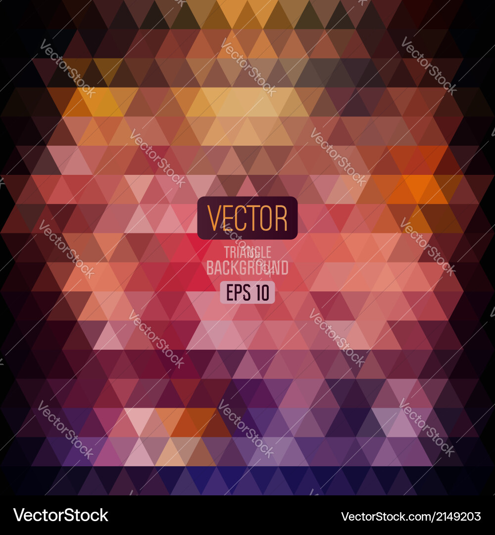 Abstract triangles background Vector Image