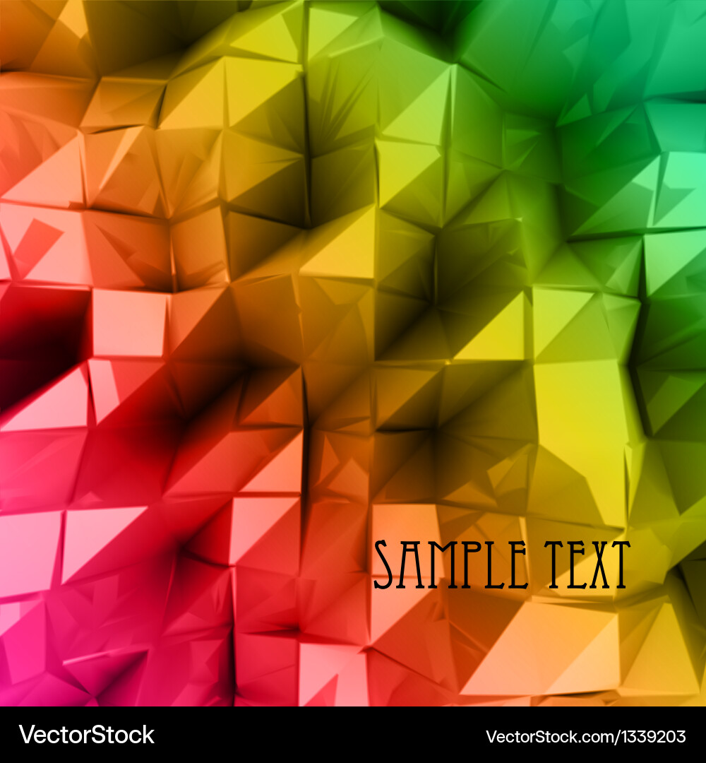 Geometric Triangle Abstract Background vector image