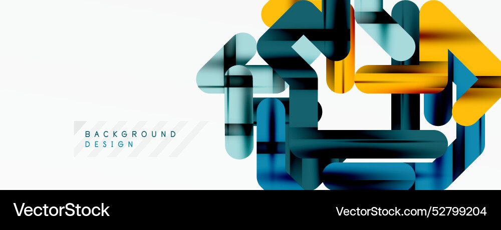 Abstract background - colorful lines composition Abstract background - colorful lines composition Vector Image
