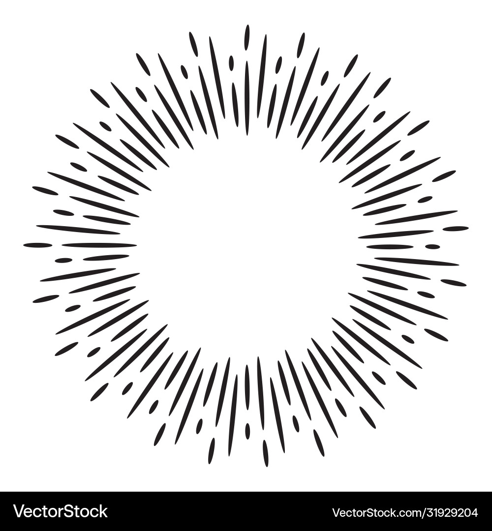 Design elements sunburst explosion effect Design elements sunburst explosion effect Vector Image