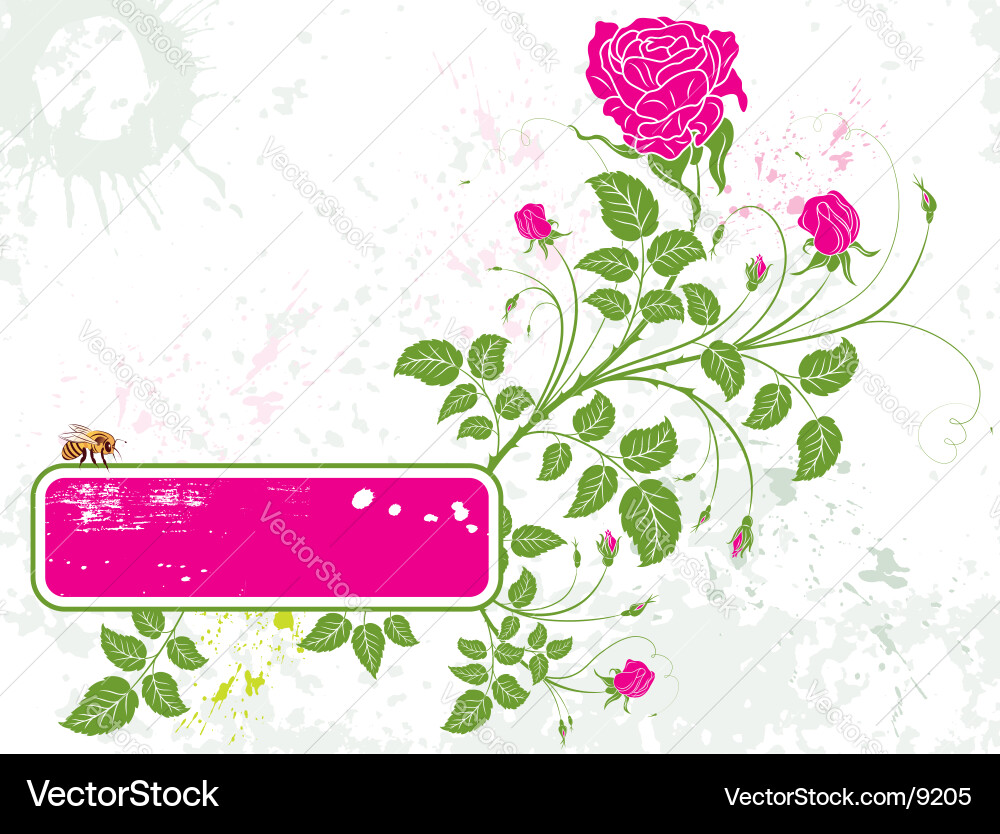 Background flower Royalty Free Vector Image - VectorStock