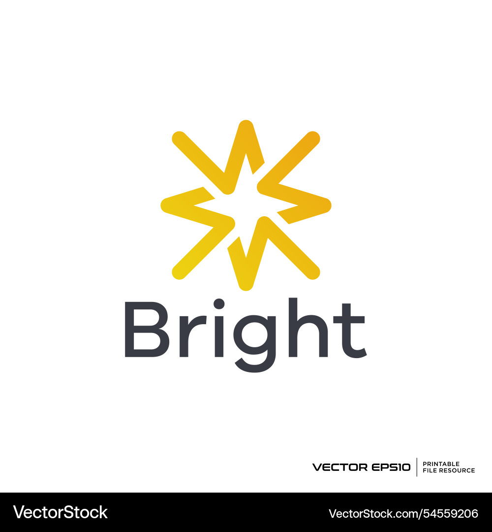 Abstract star logo Royalty Free Vector Image - VectorStock