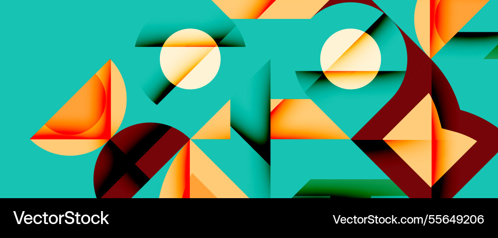 Circles squares lines abstract background Circles squares lines abstract background Vector Image
