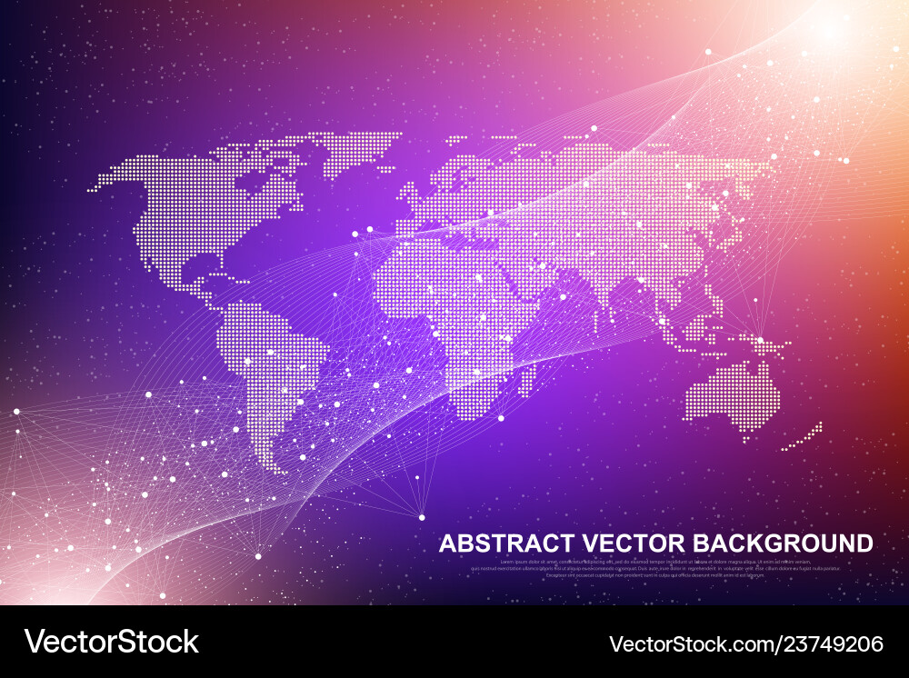 Futuristic abstract background blockchain Futuristic abstract background blockchain vector image