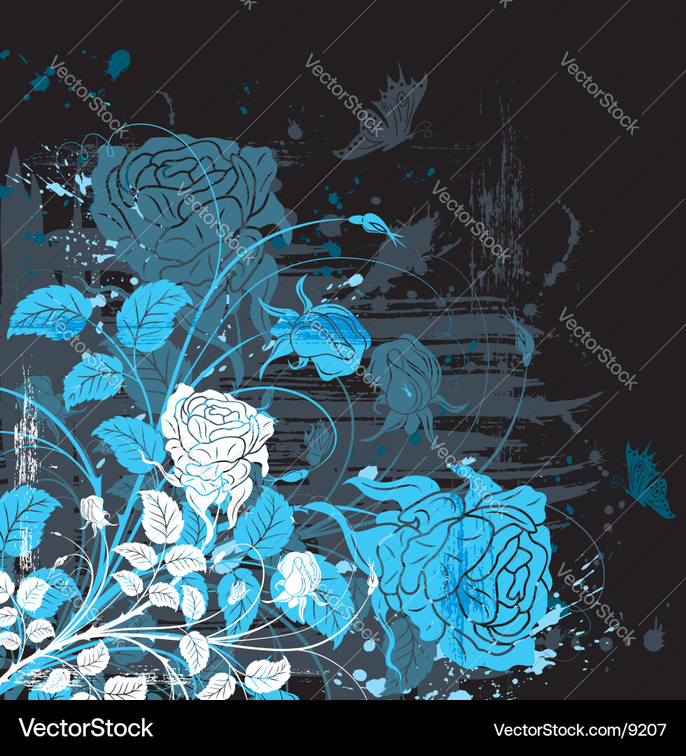 Background flower Royalty Free Vector Image - VectorStock