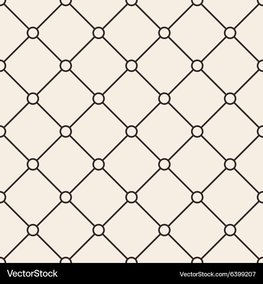 Circles grid stripped seamless pattern Vector Image