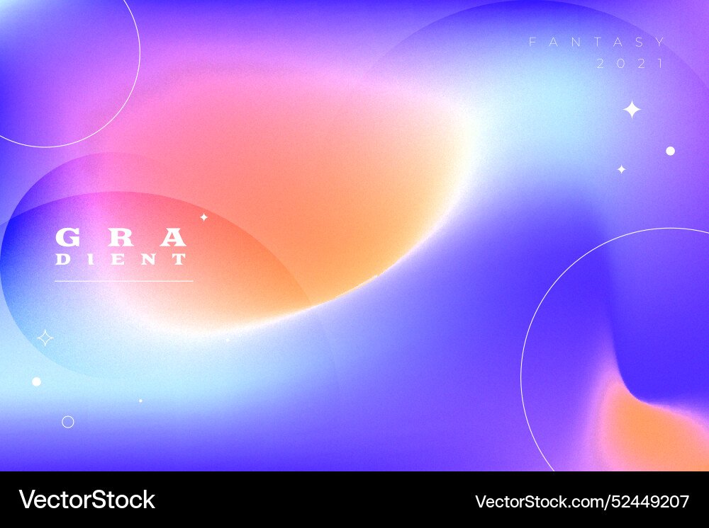 Dynamic gradient abstract background vector image