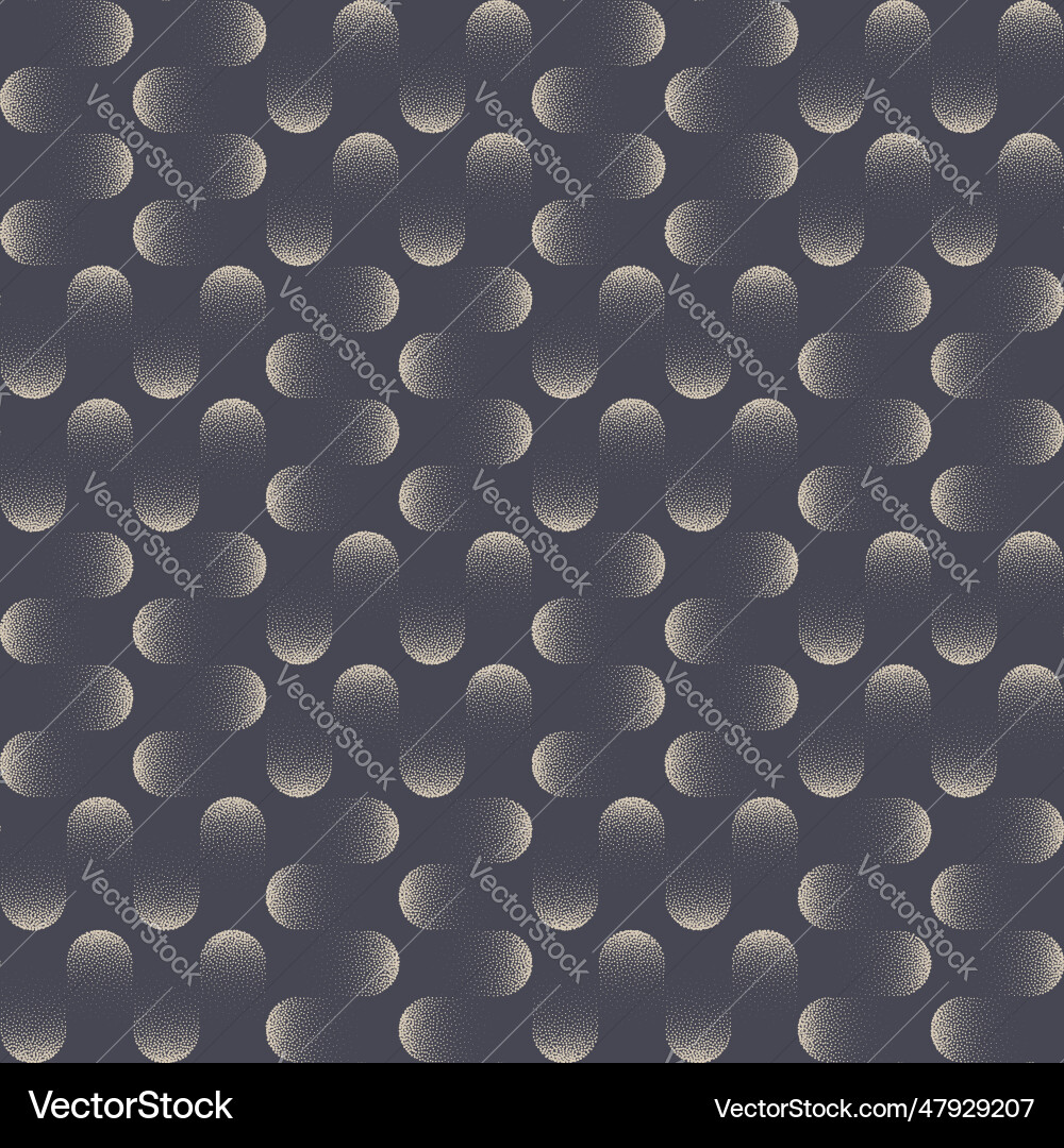 Dynamic graphic mod seamless pattern dot work Dynamic graphic mod seamless pattern dot work vector image